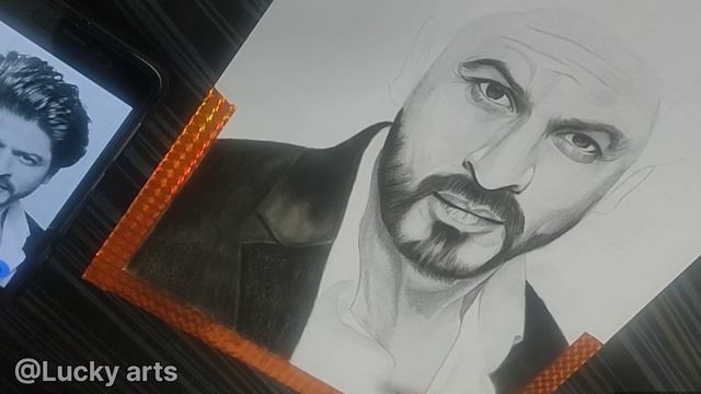 Shah Rukh Khan | pathaan | #shahrukhkhan #pathaan #drawing #art #Luckyarts смотреть онлайн