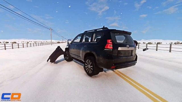 Side Collisions of Cars #6 - BeamNG drive CRAZY DRIVERS смотреть онлайн