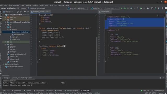 Manual Way Of Json Serialization in Flutter смотреть онлайн