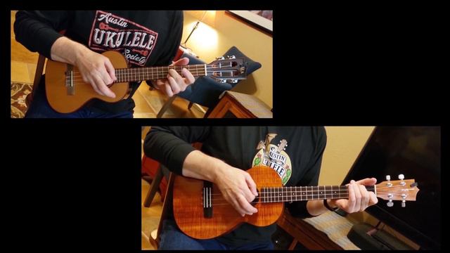 Here Comes the Sun, Beatles George Harrison Ukulele Cover смотреть онлайн