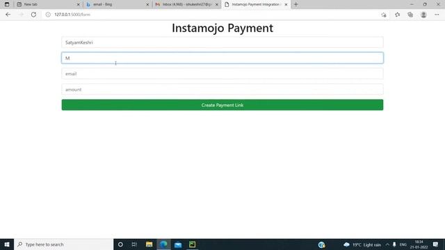 PAYMENT GATEWAY INTEGRATION WITH FLASK USING INSTAMOJO смотреть онлайн