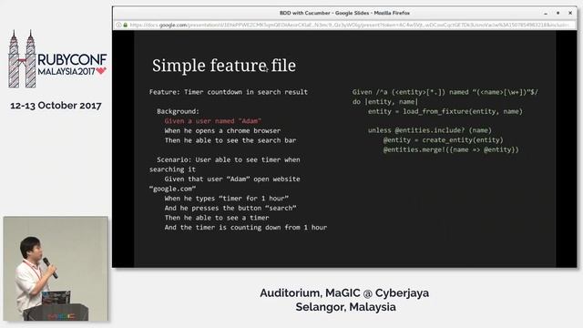 BDD With Cucumber - RubyConfMY 2017 смотреть онлайн
