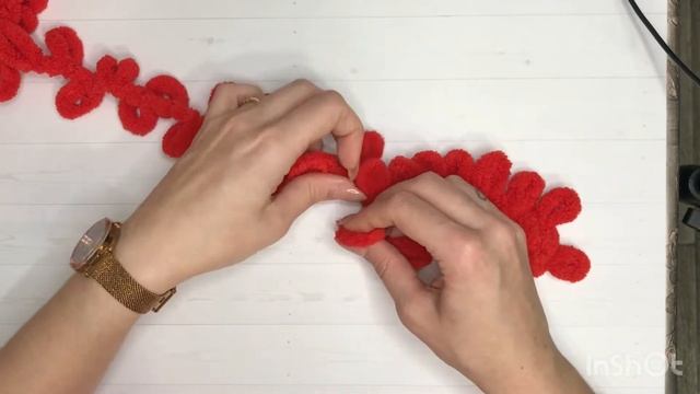 Два простых узора из Ализе пуффи/Alize Puffy ?ВЯЗАНИЕ РУКАМИ БЕЗ СПИЦ И КРЮЧКОВ смотреть онлайн