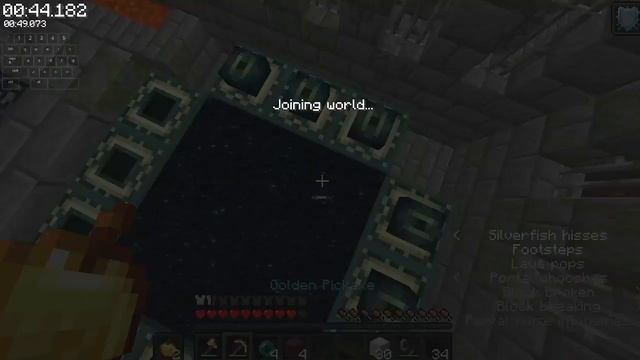 Minecraft Speedrun in 1:27 (PogLoot Set Seed Glitchless) смотреть онлайн