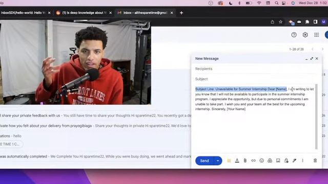 Finishing Coding an AI Gmail Assistant with ChatGPT! Final смотреть онлайн