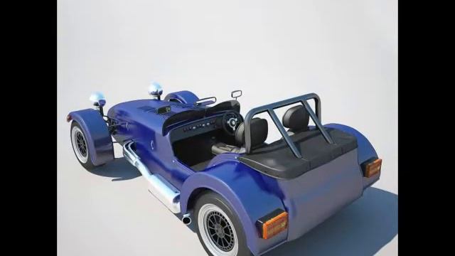 3D Model Caterham Super Seven 1953 Lotus at 3DExport.com смотреть онлайн