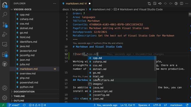 VS Code tips — Markdown path IntelliSense смотреть онлайн