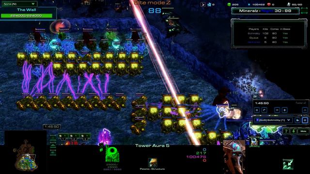 StarCraft 2 MineralZ Evolution - 70 nights 3 men elite mode gameplay - old version смотреть онлайн
