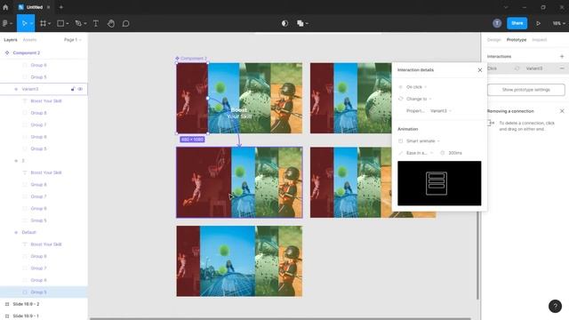 Cool Hover and Transition Effect In Figma | 2022 UI Design Trends смотреть онлайн