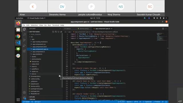 Angular Unit Testing смотреть онлайн