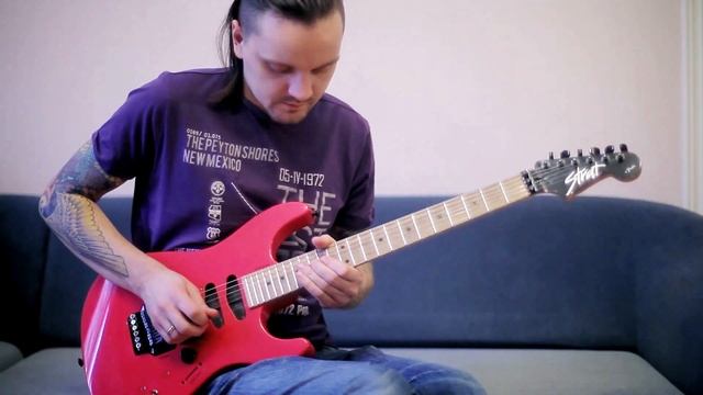 Соло на гитаре, соло на электрогитаре, уроки электрогитары, Fender HM Strat, (Popurri). смотреть онлайн