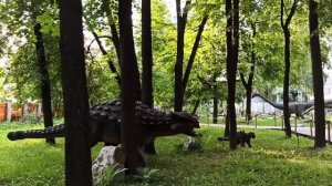 Парк динозавров в Ярославле. Динопарк. Парк Юрского периода. Jurassic park.
