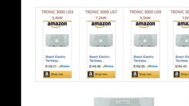 Bosh Tronic3000 Tankless Water Heater Review | Rate | Sale смотреть онлайн