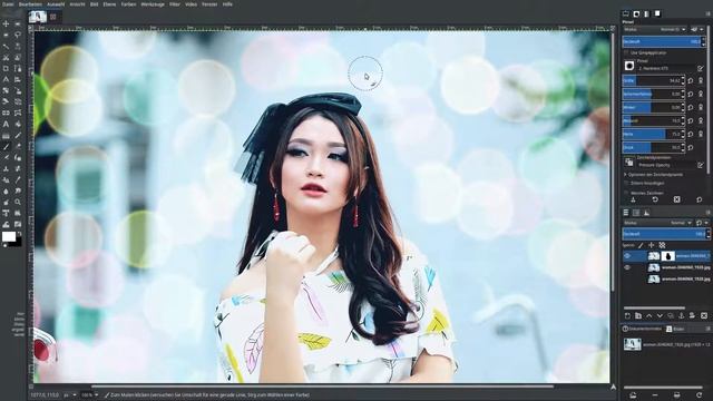 #Bokeh #Hintergrund mit #Gimp 2.9.8 und #GMIC erstellen смотреть онлайн
