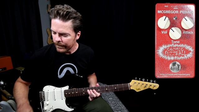 MCGREGOR PEDALS COZMIC FUZZBALL // Goes from overdrive to fuzz! смотреть онлайн