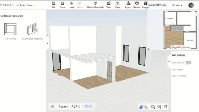 Homstyler New Version : Second Floor And Design The Roof