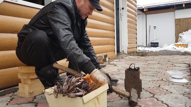 Металлокоп Сибири. Сибиряк ВИКТОР. Пресовка меди. смотреть онлайн