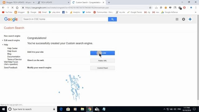 Set Google Custom-search Engine For Blog And Word Press In Telugu 2018