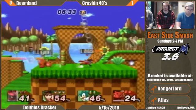 ESS Weekly #34: Beamland Vs Crushin 40's - Semifinals - Project M Doubles смотреть онлайн