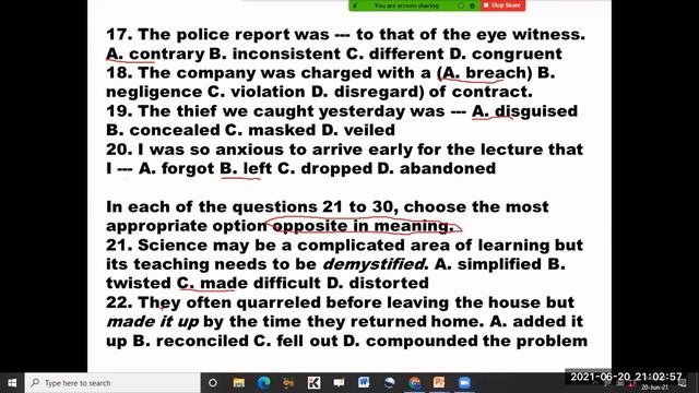 HOW TO ANSWER QUESTIONS ON LEXIS AND STRUCTURE: JAMB ENGLISH PAST QUESTIONS смотреть онлайн