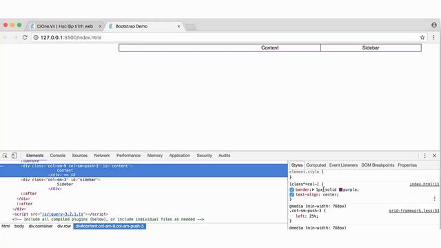 Bootstrap CSS - Bài 12: Tìm hiểu cơ chế Ordering Column смотреть онлайн