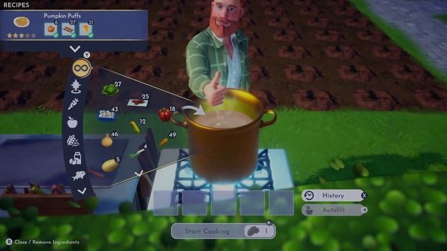 GET RICH Cooking Pumpkin Puffs FAST in Disney Dreamlight Valley смотреть онлайн