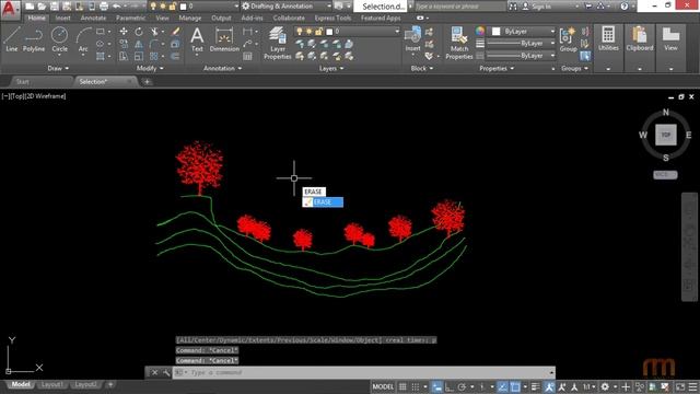 Selección y desselección, error Zoom en AUTOCAD смотреть онлайн