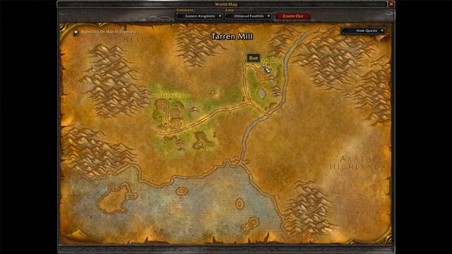 Journey to Hillsbrad Foothills WoW Classic Quest (Turn in spot) смотреть онлайн