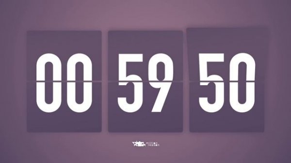 2 Hours Countdown Timer Flip clock? / +SOUL R&B Beats ? + Bells ?