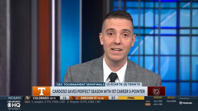 Cardoso hits GAME-WINNING TREY for 1ST CAREER 3-POINTER, saves perfect season | CBS Sports смотреть онлайн