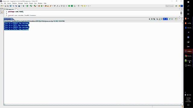 How to use log4j and config property for logging in java application - part 1 смотреть онлайн
