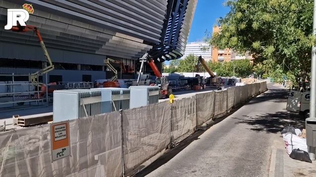 OJO Al NUEVO MATERIAL QUE HA LLEGADO A La OBRA ? Obras Santiago Bernabéu 07/08/2023 ?