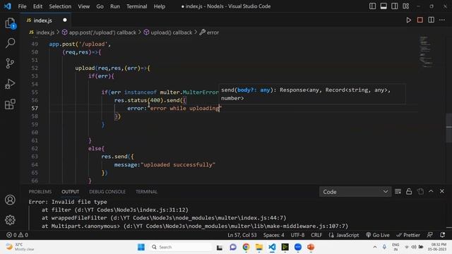 multer file filter | file size limit in multer | multer error handling | multer in node js |multe смотреть онлайн