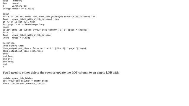 Databases: LOB indexes corruption in Oracle (3 Solutions!!) смотреть онлайн
