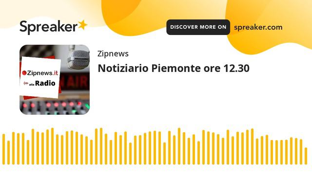 Notiziario Piemonte ore 12.30 (creato con Spreaker) смотреть онлайн