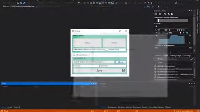 VB.net Backup and Restore access database manual and automate смотреть онлайн