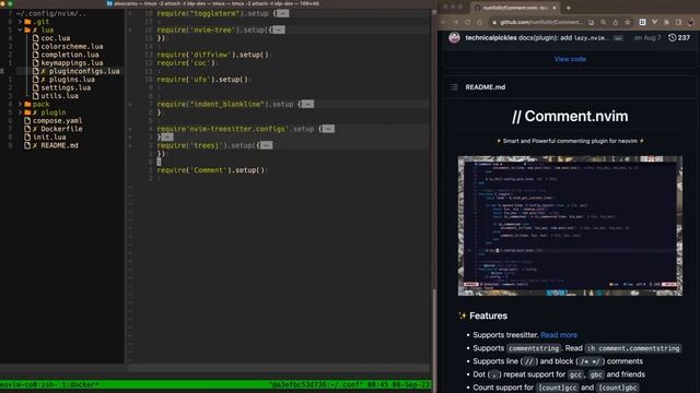 Comment.nvim - Weekly Neovim Plugin смотреть онлайн