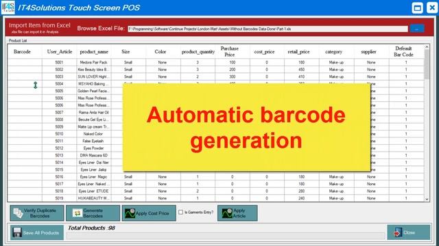 Touch Screen Point of Sale and Inventory System Step By Step Development In C#.Net and SQL Server смотреть онлайн