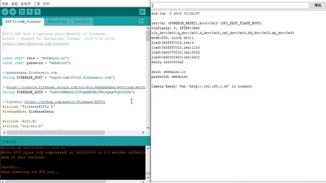 ESP32-CAM How to save a captured photo to Firebase смотреть онлайн