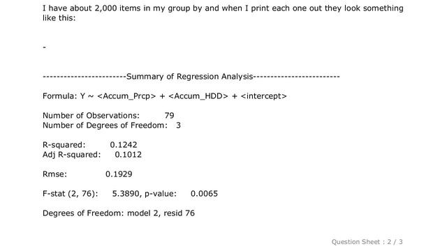 Pandas : Print OLS regression summary to text file смотреть онлайн