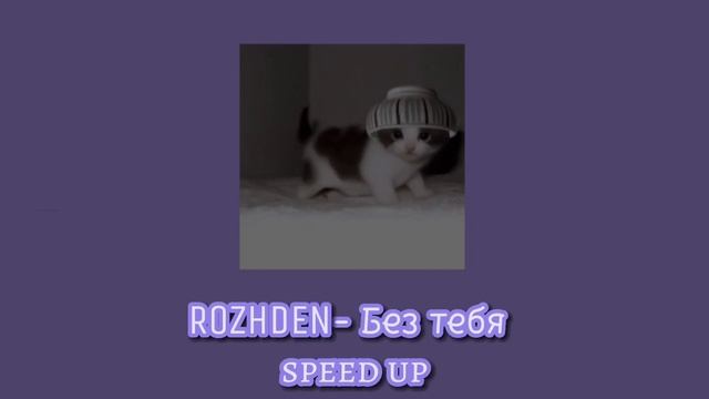 ROZHDEN- Без тебя// speed up (но без тебя я б не знал где небо где земля) смотреть онлайн