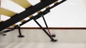 Кровать MOON 1165 с подъемным механизмом, мягкая спинка, обзор.