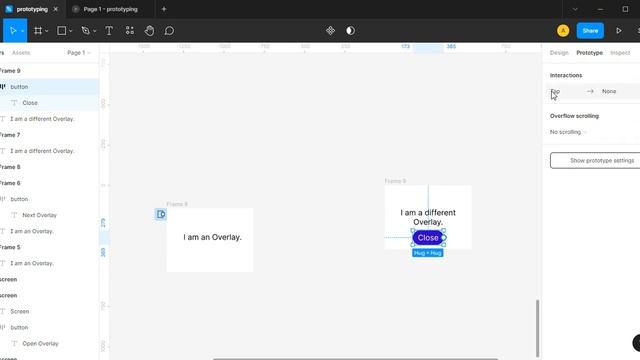 How to close an overlay ( Modal ) in figma? смотреть онлайн