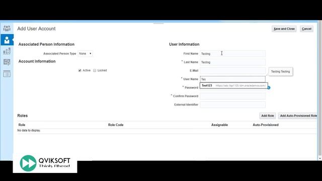 Oracle Fusion Applications : Create New User смотреть онлайн