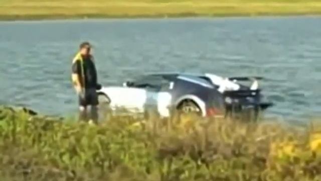 UNBELIEVABLE 2 Million Dollar Bugatti Chiron In the water Crash!! смотреть онлайн