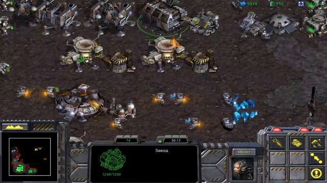 StarCraft Brood War Remastered Прохождение кампании Терранов Часть 8 Миссия "Обуздать зверя" смотреть онлайн