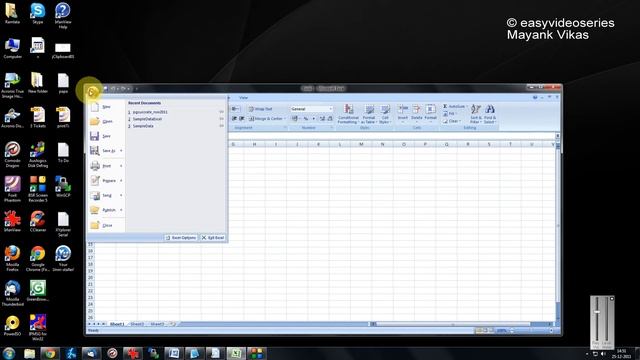 Make Excel 2007 Always Save in Excel 2003 Format Step By Step Tutorial смотреть онлайн