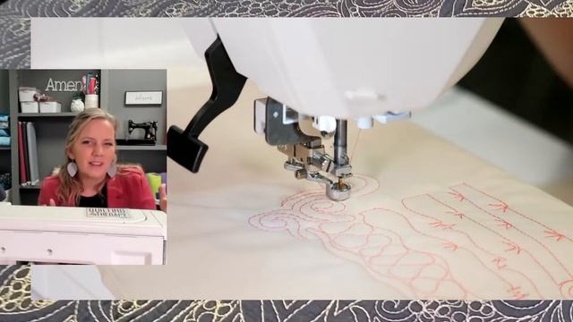 Tips for Combining Designs - Live Machine Quilting Demo with Angela Walters смотреть онлайн