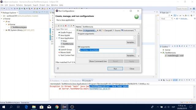 Aumentar la memoria de Java desde Eclipse смотреть онлайн