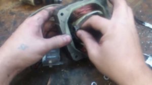 Своими руками! Разбираем мотор стиральной машины!